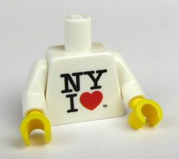Show details for Torso weiß I Love NY Picture of Torso weiß I Love NY