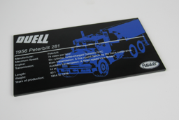 Show details for P138 Plakette Duell Truck Bluebrixx Picture of P138 Plakette Duell Truck Bluebrixx