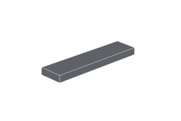 Show details for 1 x 4 - Fliese Dark Bluish Gray Picture of 1 x 4 - Fliese Dark Bluish Gray