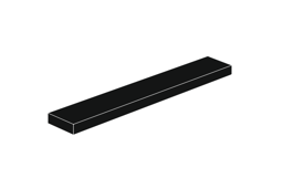 Show details for 1 x 6 - Fliese Black Picture of 1 x 6 - Fliese Black