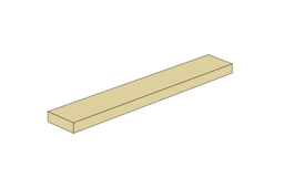 Show details for 1 x 6 - Fliese Tan Picture of 1 x 6 - Fliese Tan