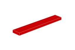 Show details for 1 x 6 - Fliese Red Picture of 1 x 6 - Fliese Red