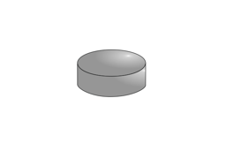 Show details for Rund 1 x 1 - Fliese Flat Silver Picture of Rund 1 x 1 - Fliese Flat Silver