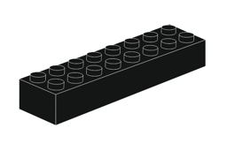 Show details for 2 x 8 -  Black Picture of 2 x 8 -  Black