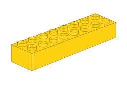 Show details for 2 x 8 -  Yellow Picture of 2 x 8 -  Yellow