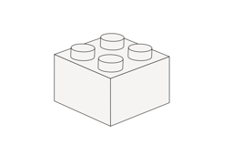 Show details for 2 x 2 - White Picture of 2 x 2 - White