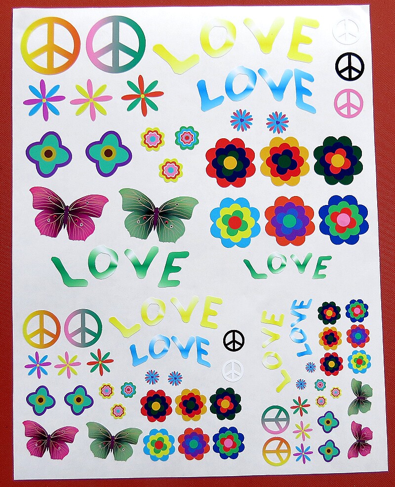 Picture of Stickerbogen Flower Power