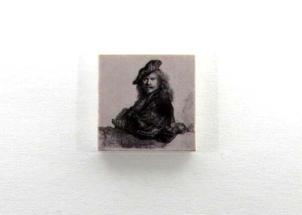 Picture of G018 / 2 x 2 - Fliese Gemälde Rembrandt 3