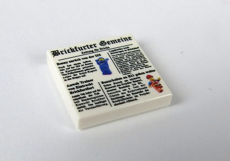 Picture of 2 x 2 - Fliese  - Brickfurter Zeitung