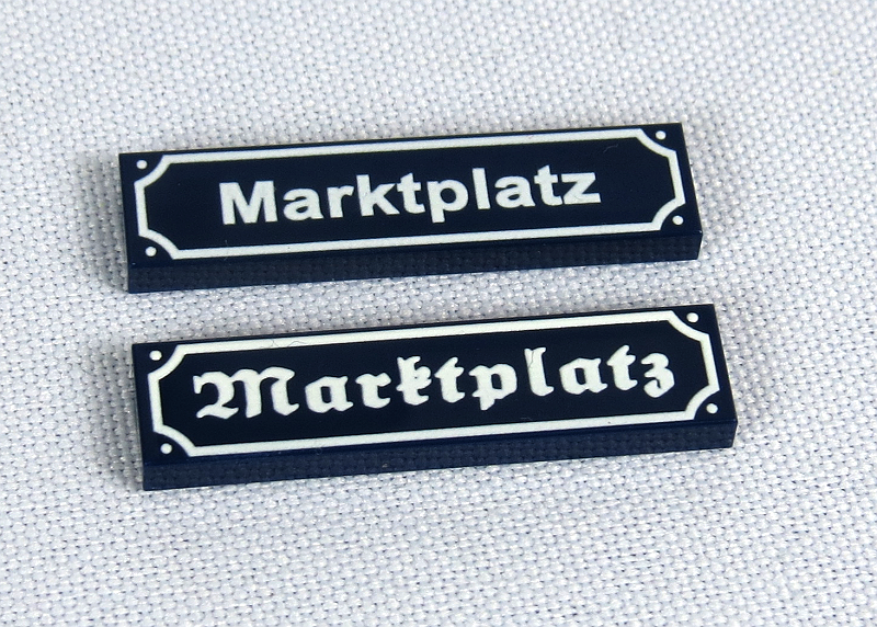 Picture of 1 x 4 - Fliese Straßenschild