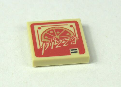 图片 2 x 2 - Fliese Pizza- Karton