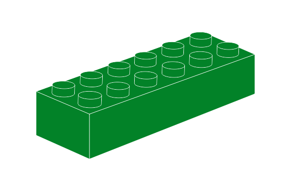 图片 2 x 6 - Grün