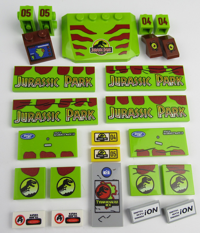 Picture of T. Rex Breakout 76956 Custom Package