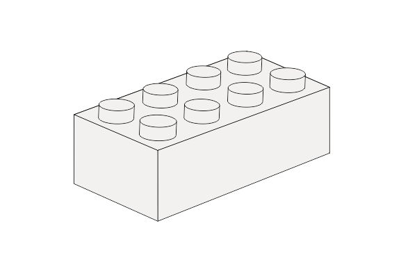 图片 2 x 4 - Weiß