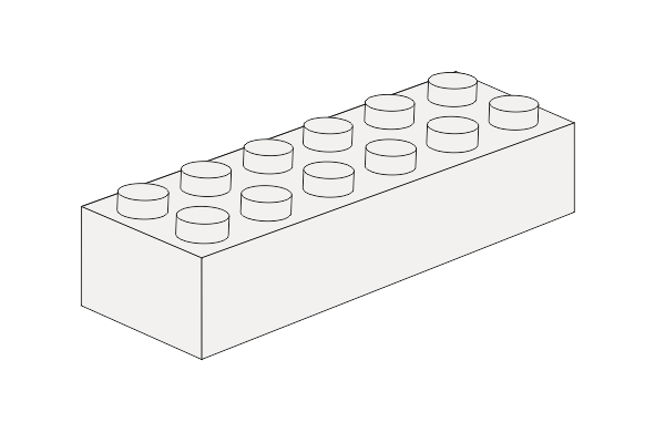 图片 2 x 6 - Weiß