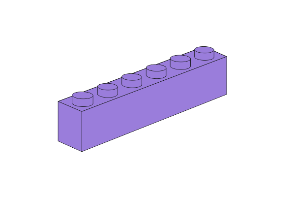 1 x 6 - Medium Lavenderの画像