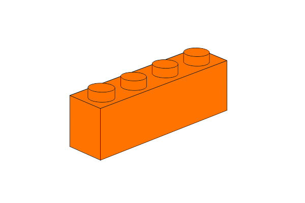 图片 1 x 4 - Orange