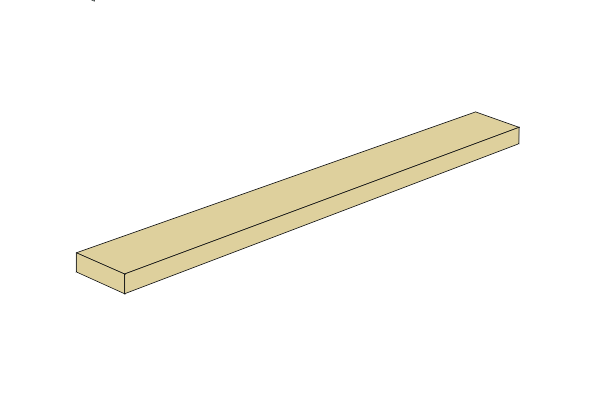 Picture of 1 x 8 - Tile Tan