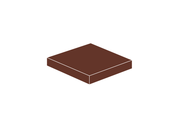 Picture of 2x2 - Tile Reddishbrown