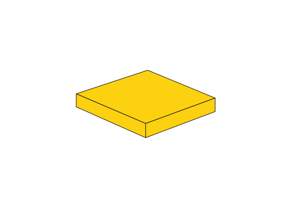 Picture of 2x2 - Tile yellow