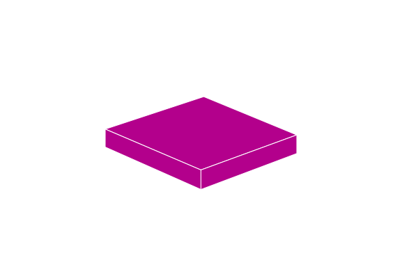 Picture of 2x2 - Tile magenta