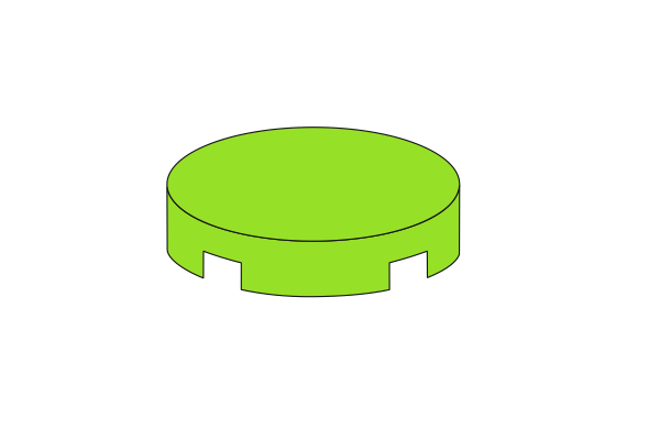 Picture of Round 2x2 - Tile Lime