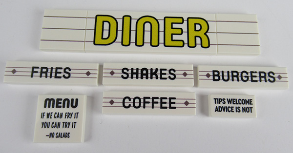 1950s Diner 910011 Custom Package의 그림