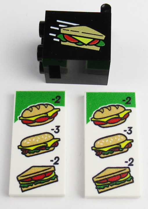 40578 Sandwichladen Custom Bricksの画像