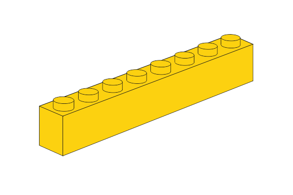 1 x 8 - Yellowの画像