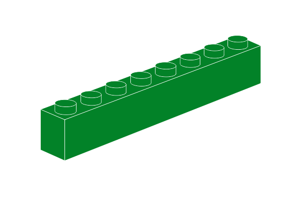 1 x 8 - Greenの画像