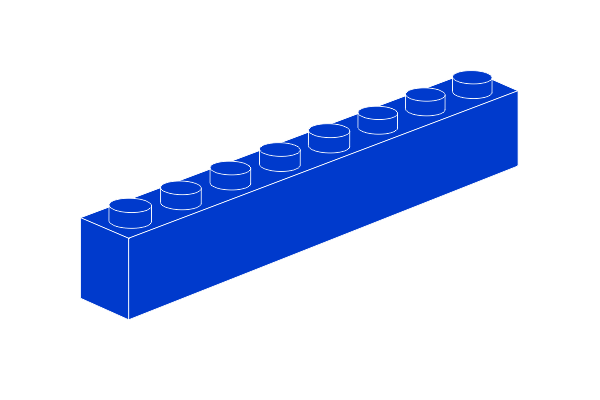 1 x 8 - Blueの画像