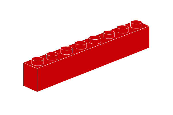 1 x 8 - Redの画像