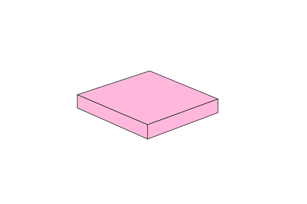 Picture of 2 x 2 - Fliese Pink