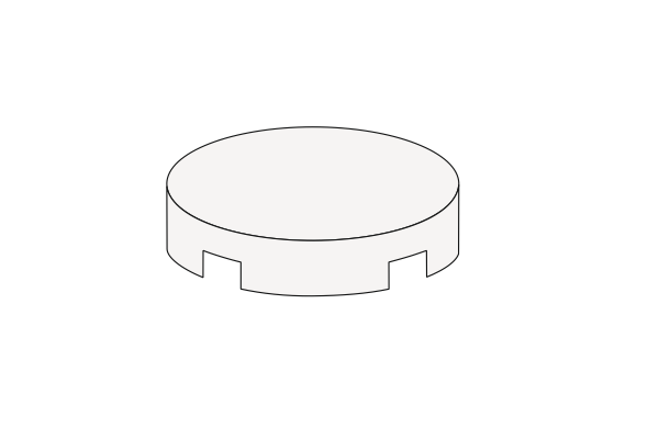 Picture of Round 2x2 - Tile White