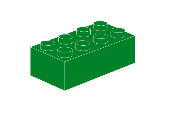 Picture of 2 x 4 - Grün Schlüsselanhänger