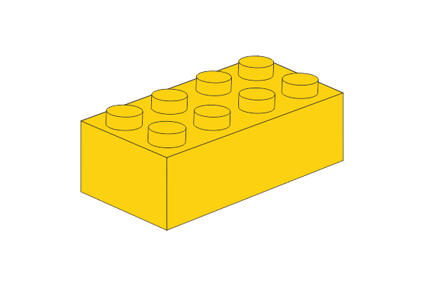 Picture of 2 x 4 - Gelb Schlüsselanhänger