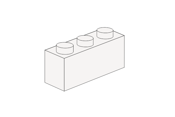 Picture of 1 x 3 - White