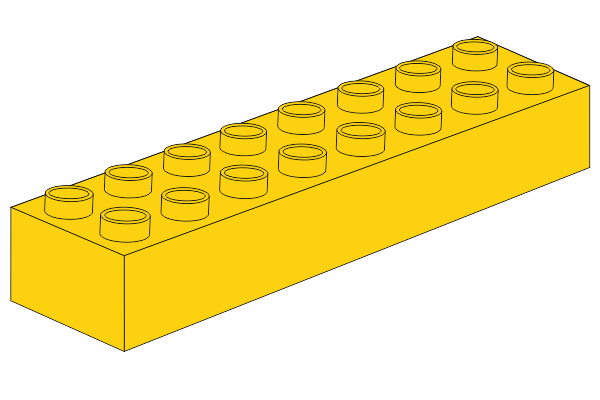 Duplo 2 x 8 Gelb의 그림