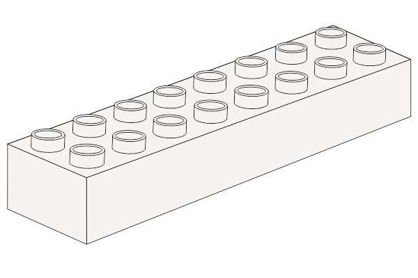 2x8 Noppen Steineの画像