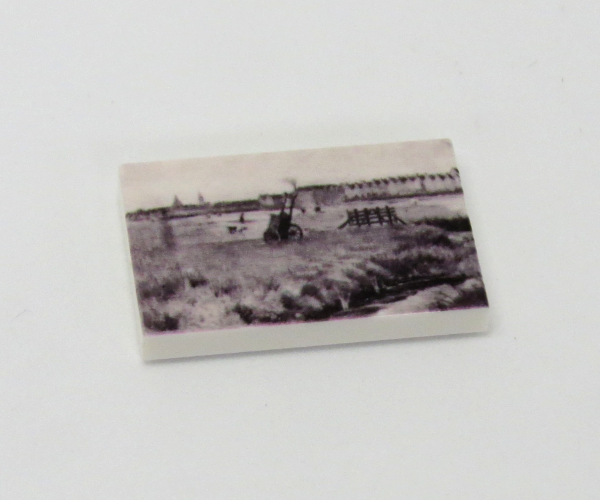 Picture of G056 / 2 x 3 - Fliese Gemälde Meadow