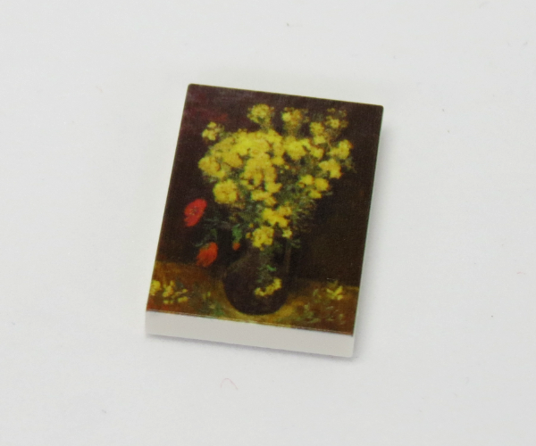 Picture of G058 / 2 x 3 - Fliese Gemälde Mohnblumen