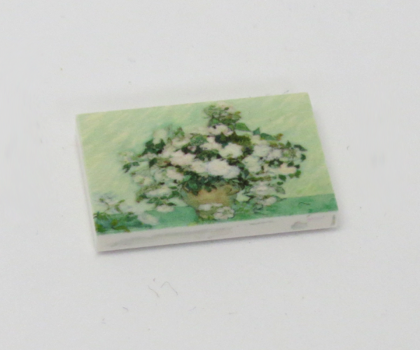 Picture of G064 / 2 x 3 - Fliese Gemälde Pink Roses