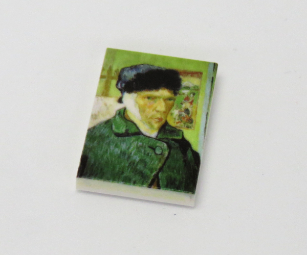 Picture of G075 / 2 x 3 - Fliese Gemälde van Gogh Selbstbildnis