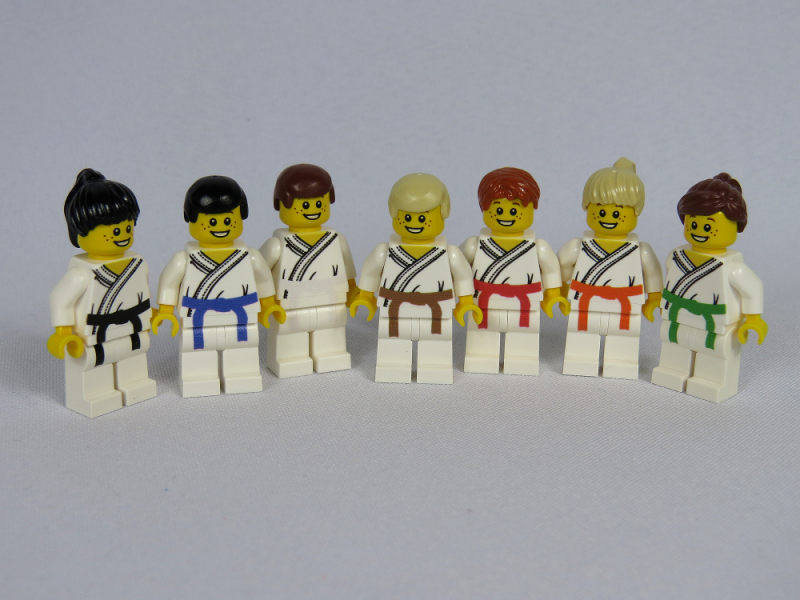 Picture of Lego Karate Kid Figur mit Rückenaufdruck