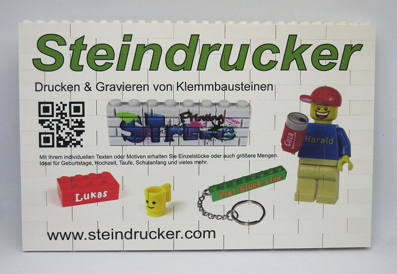 Lego Foto Steinplatte 225 x 143mm의 그림