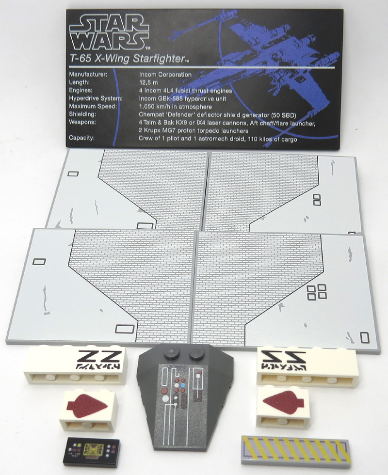 X-Wing 10240 Custom Package의 그림