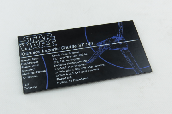 Picture of P232 / Plakette -krennic-shuttle-75156