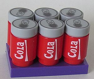 Picture of Cola Sixpack aus LEGO® Steine