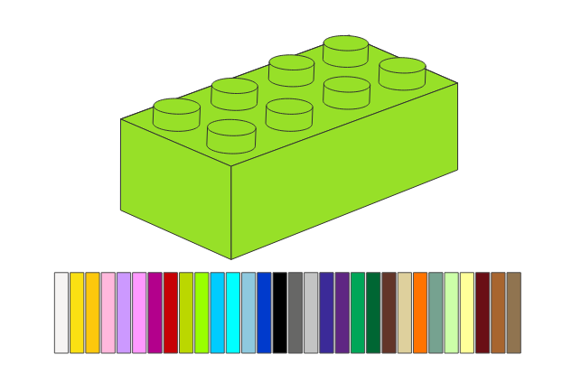 Picture of Blanko 2 x 4 - Schlüsselanhänger