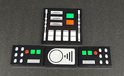 75461 Up-Scaled Vader Minifigure Set 1/2 Custom Package 